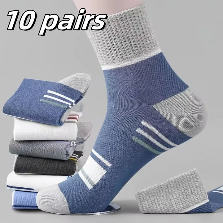 10pairs Breathable Cotton Sports socks