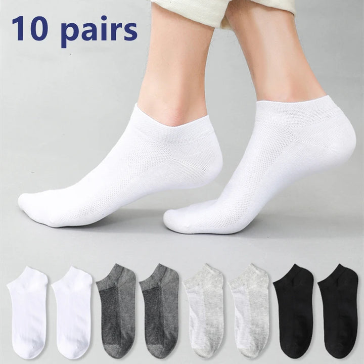 10pairs Breathable Cotton Sports socks